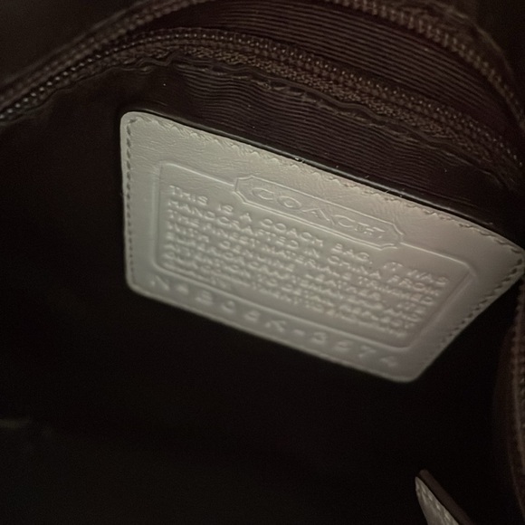 Coach purse  Brown and white - Picture 3 of 5